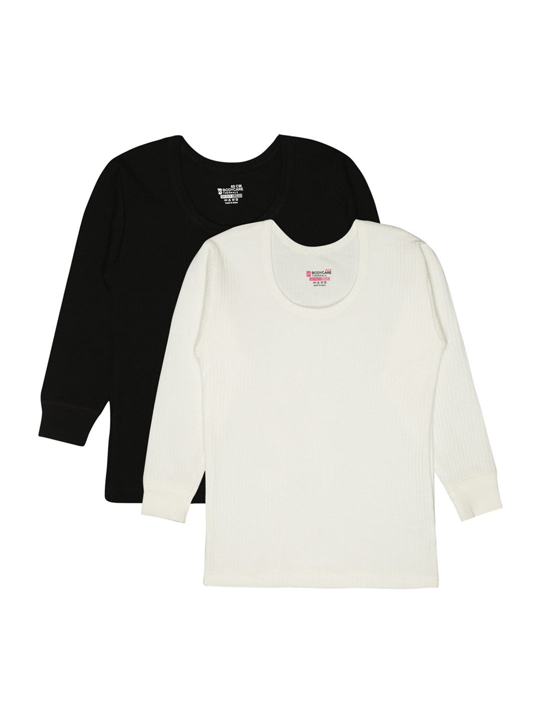 BODYCARE INSIDER Infant Kids Pack Of 2 Round Neck Full Sleeves Thermal Tops, Black
BODYCARE INSIDER Infant Kids Pack Of 2 Round Neck Full Sleeves Thermal Tops, Black