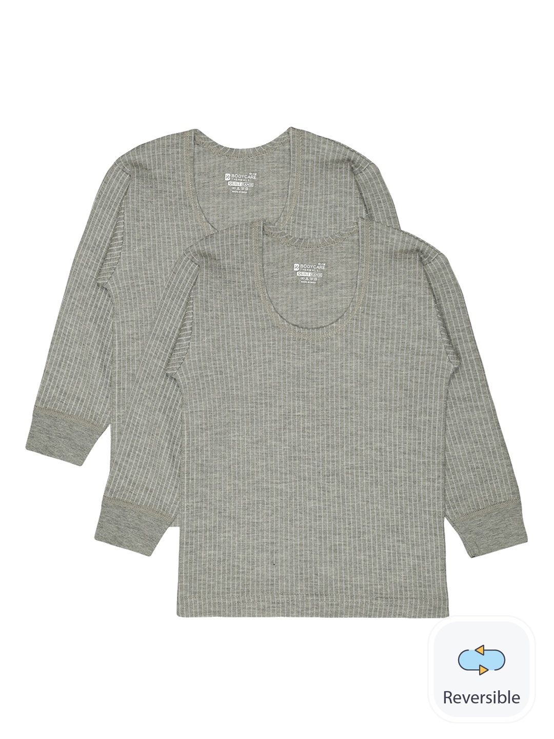 BODYCARE INSIDER Infants Pack Of 2 Round Neck Full Sleeves Thermal Tops, Grey melange
BODYCARE INSIDER Infants Pack Of 2 Round Neck Full Sleeves Thermal Tops, Grey melange