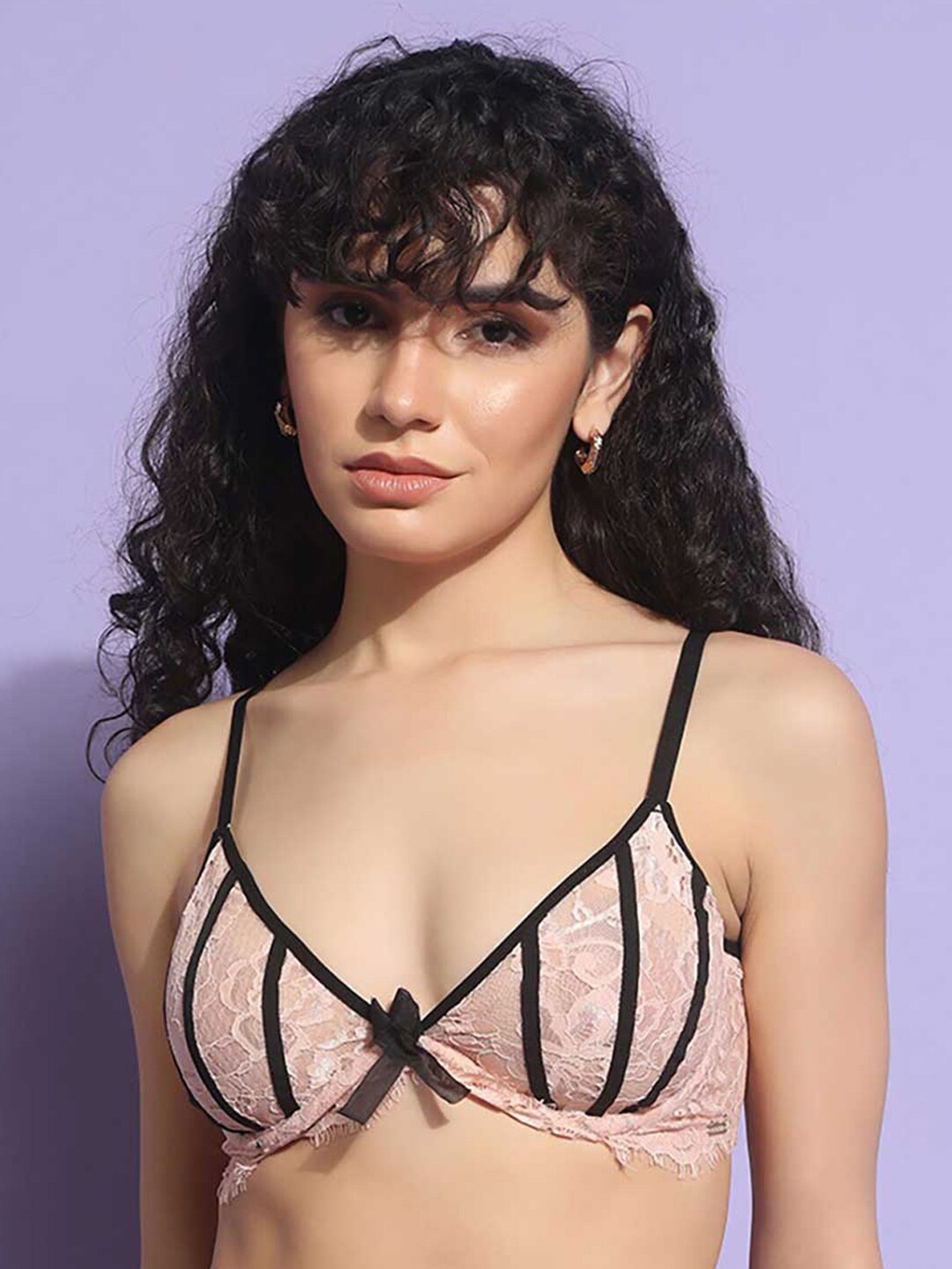 Da Intimo Peach-Coloured Half Coverage Non Padded All Day Comfort Lace Nylon Everyday Bra
Da Intimo Peach-Coloured Half Coverage Non Padded All Day Comfort Lace Nylon Everyday Bra