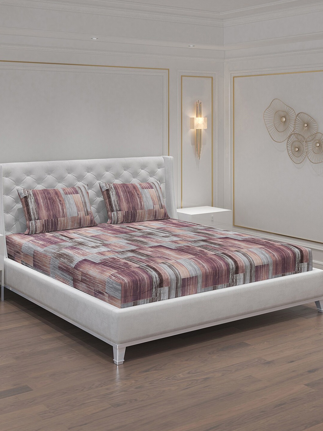Moca By Monte Carlo Dazzle Brown Printed Microfiber 120 TC Queen Bedsheet & Pillow Covers
Moca By Monte Carlo Dazzle Brown Printed Microfiber 120 TC Queen Bedsheet & Pillow Covers