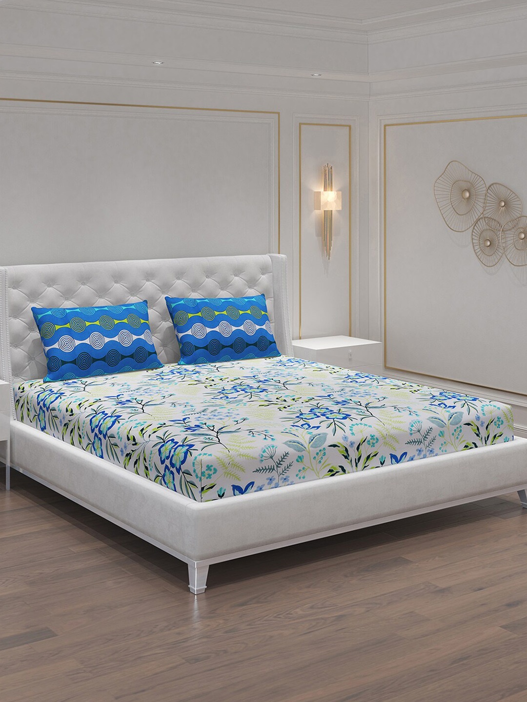 Moca By Monte Carlo Sferra Off White Print Cotton 144 TC Queen Bedsheet & 2 Pillow Covers
Moca By Monte Carlo Sferra Off White Print Cotton 144 TC Queen Bedsheet & 2 Pillow Covers
