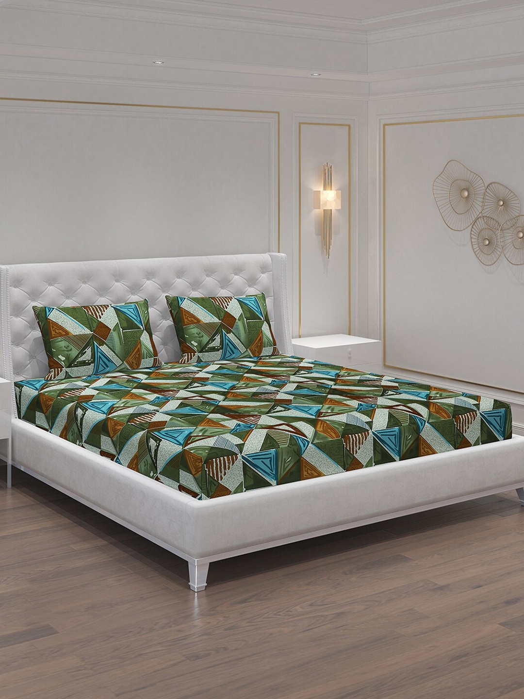 Moca By Monte Carlo Dazzle Green Printed Microfiber 120TC Queen Bedsheet & 2 Pillow Covers
Moca By Monte Carlo Dazzle Green Printed Microfiber 120TC Queen Bedsheet & 2 Pillow Covers