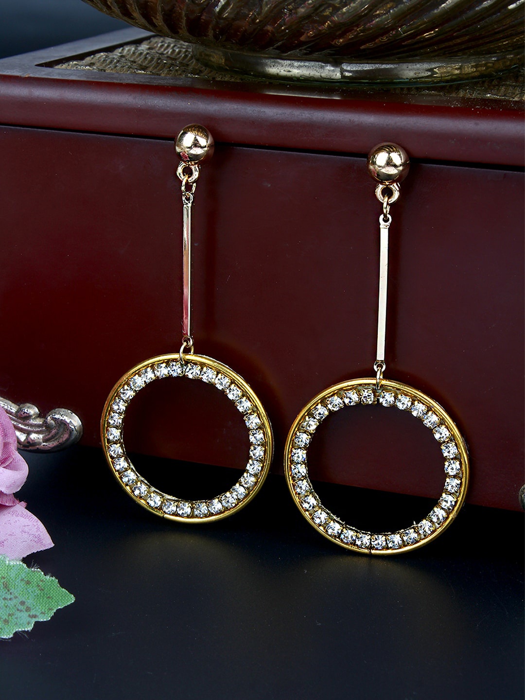 Stylecast X KPOP Gold-Toned Rhodium Plated Cubic Zirconia Contemporary Drop Earrings
Stylecast X KPOP Gold-Toned Rhodium Plated Cubic Zirconia Contemporary Drop Earrings