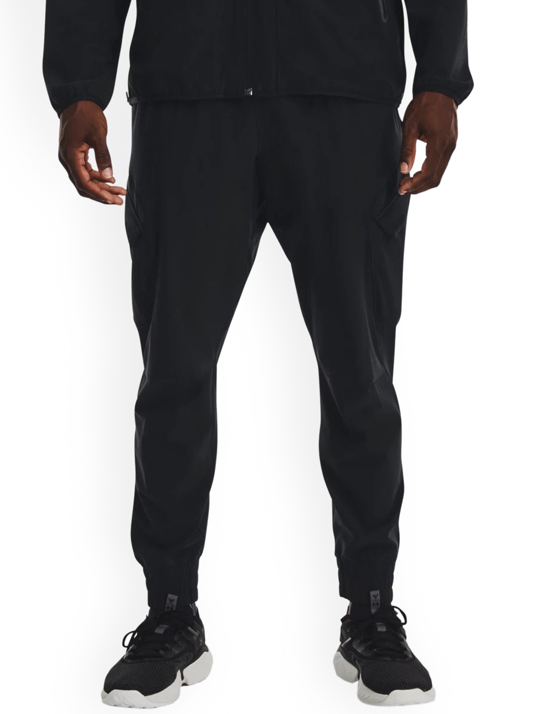 UNDER ARMOUR Men Project Rock Unstoppable Mid-Rise Slim-Fit Track Pants, Black
UNDER ARMOUR Men Project Rock Unstoppable Mid-Rise Slim-Fit Track Pants, Black