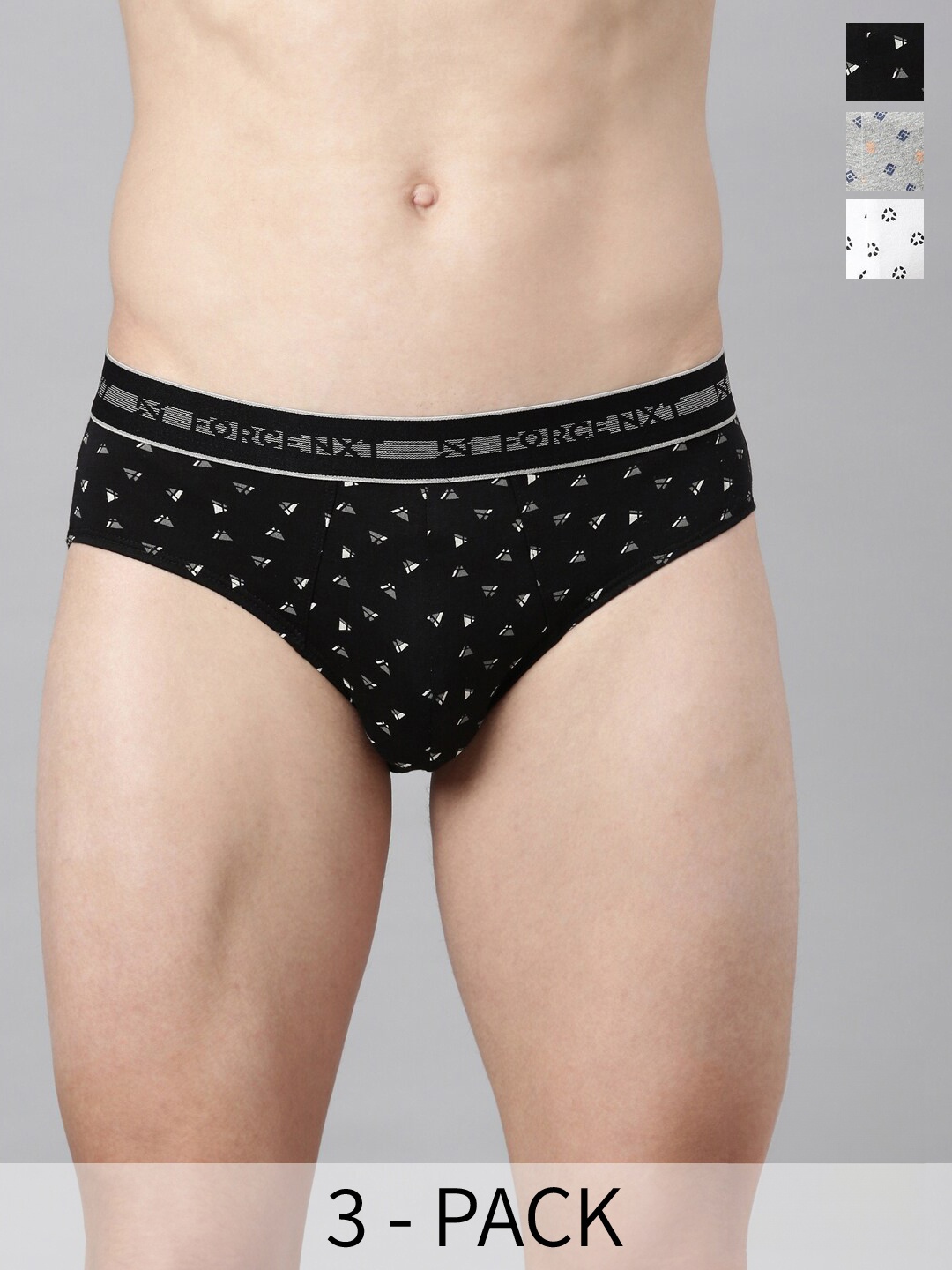 Force NXT Pack Of 3 Assorted Anti Micribial Cotton Basic Briefs MNFF-116-R3-A-C1-3
Force NXT Pack Of 3 Assorted Anti Micribial Cotton Basic Briefs MNFF-116-R3-A-C1-3