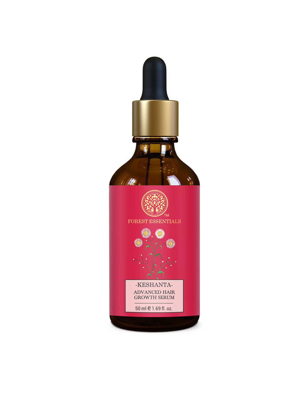 Forest Essentials Keshsanta Advanced Hair Growth Serum with Amla - 50 ml, Red
Forest Essentials Keshsanta Advanced Hair Growth Serum with Amla - 50 ml, Red