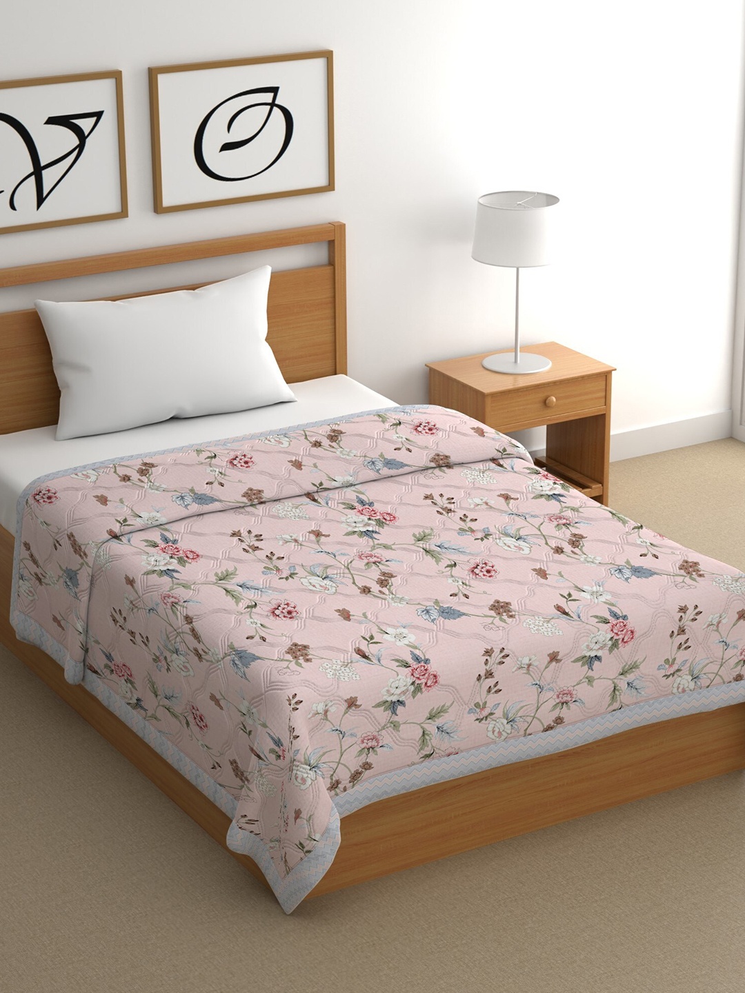 CHHAVI INDIA Peach-Coloured & White AC Room Cotton 350 GSM Reversible Single Bed Comforter
CHHAVI INDIA Peach-Coloured & White AC Room Cotton 350 GSM Reversible Single Bed Comforter
