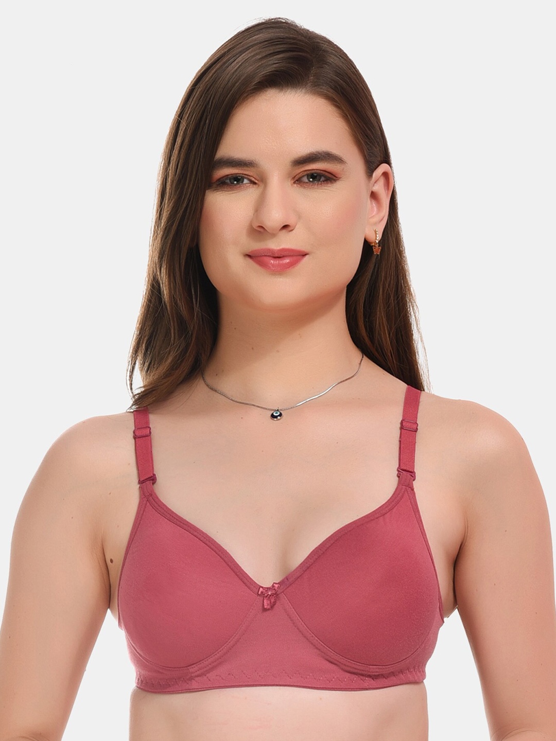 ESOROUCHA Everyday Bra Full Coverage Non-Wired Lightly Padded Super Support Bra, Pink
ESOROUCHA Everyday Bra Full Coverage Non-Wired Lightly Padded Super Support Bra, Pink