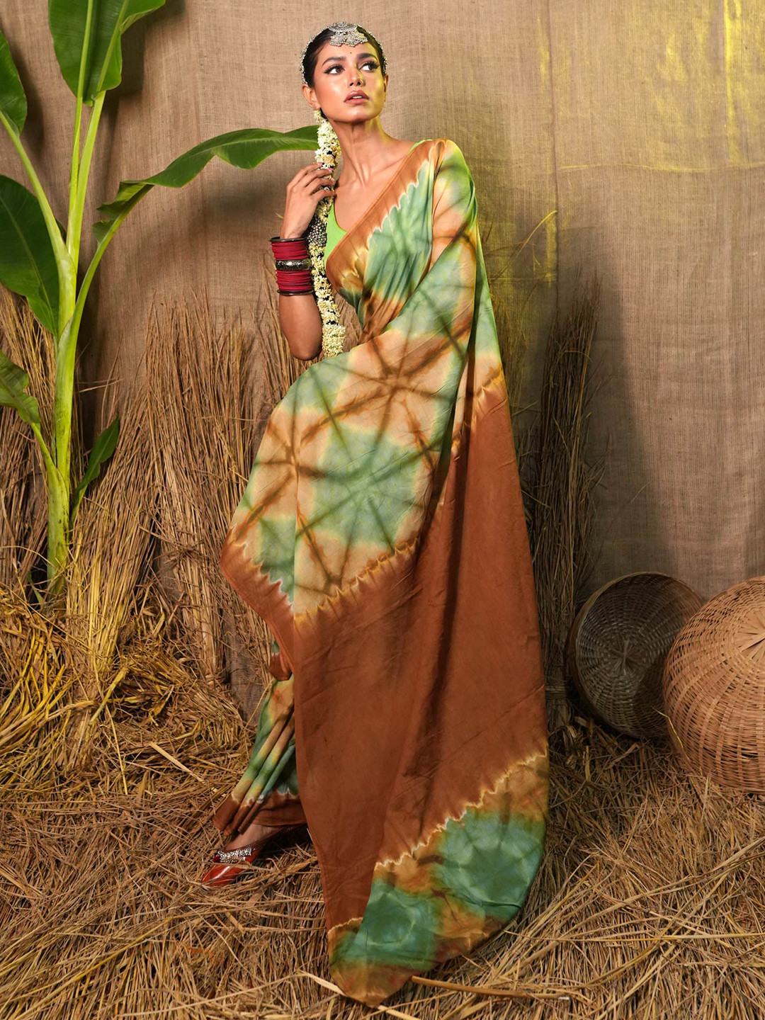 Unnati Silks Leheriya Pure Cotton Handloom Leheriya Saree, Green
Unnati Silks Leheriya Pure Cotton Handloom Leheriya Saree, Green