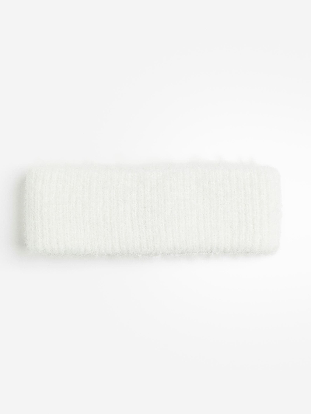 H&M Fluffy Headband, White