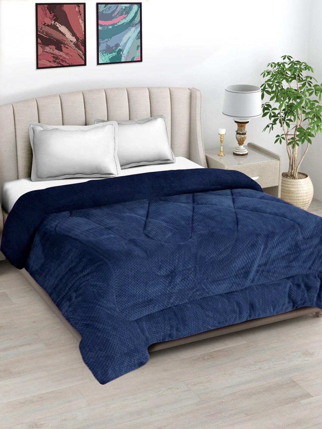 FABINALIV Blue Geometric Woollen Heavy Winter 950 GSM Microfiber Filling Double Bed Quilt
FABINALIV Blue Geometric Woollen Heavy Winter 950 GSM Microfiber Filling Double Bed Quilt