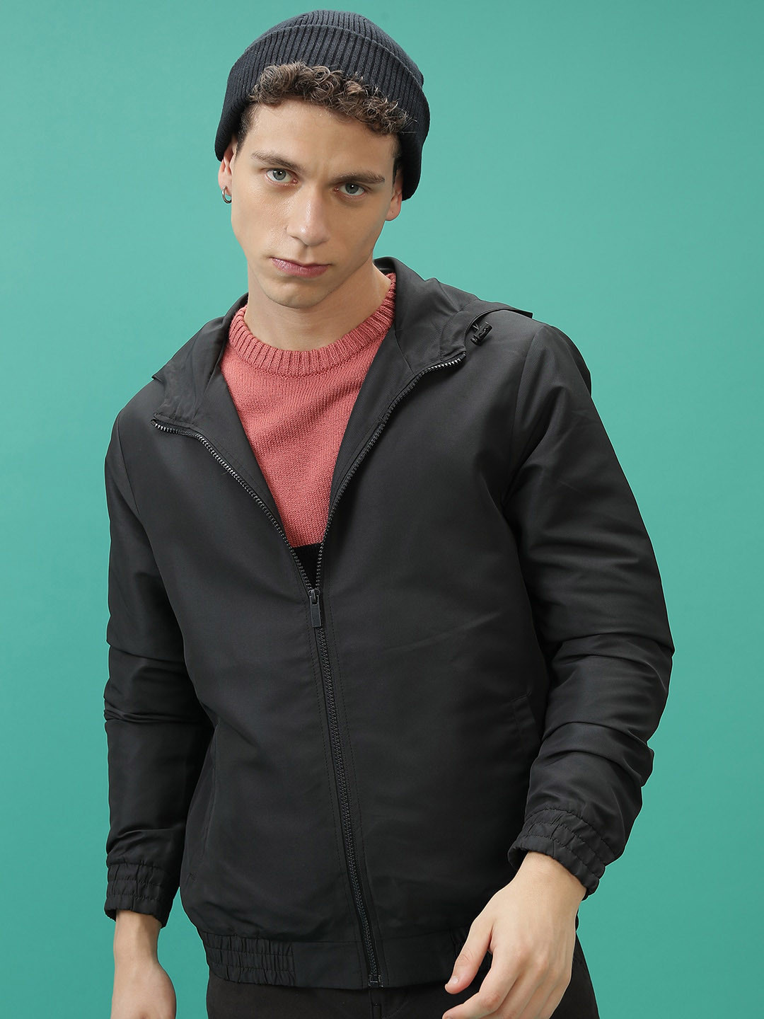 KETCH Hooded Bomber Jacket, Black
KETCH Hooded Bomber Jacket, Black