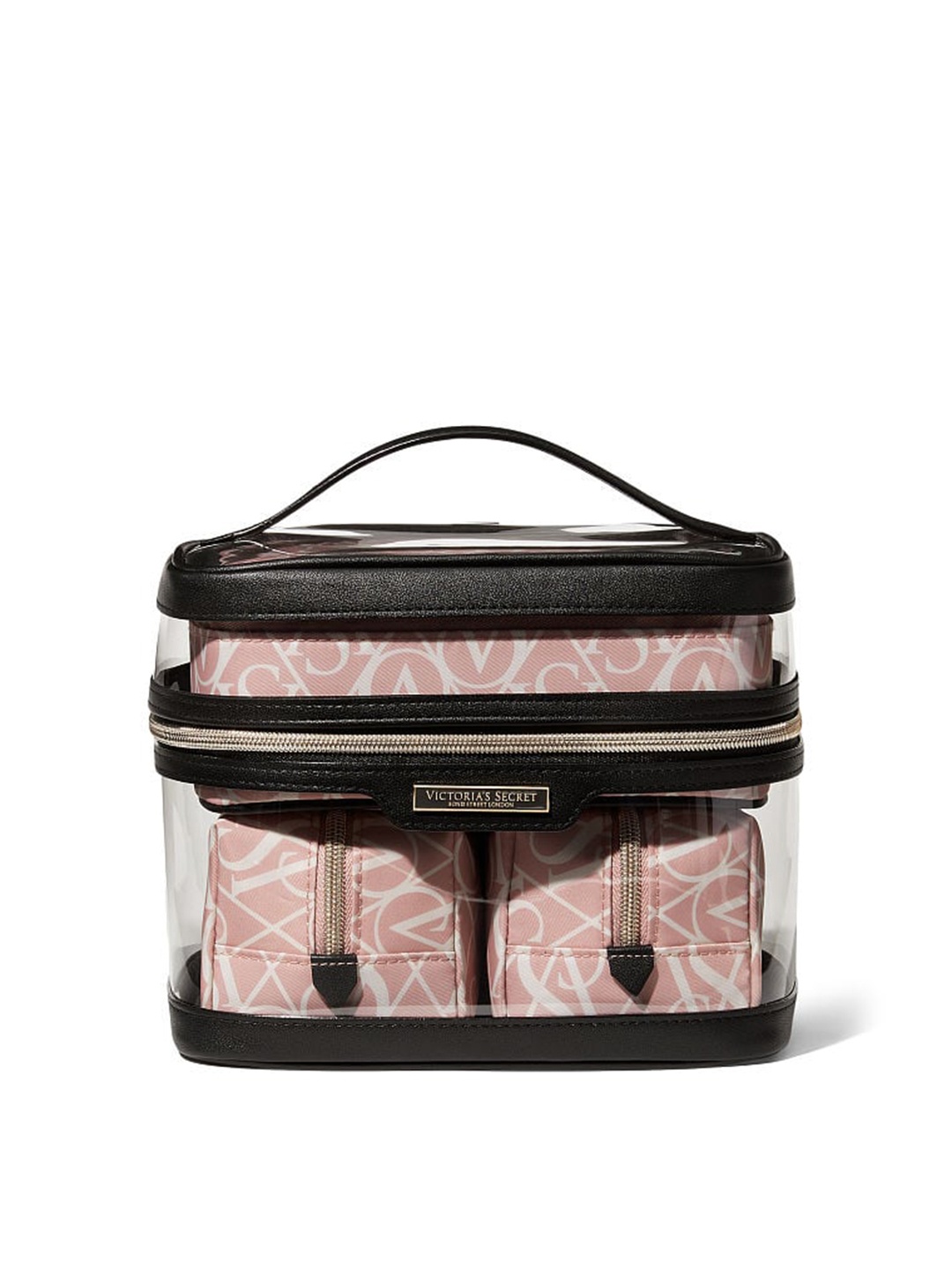 Victoria's Secret Women Pack of 2 Structured Vanity Bags with 2 Pouches, Transparent
Victoria's Secret Women Pack of 2 Structured Vanity Bags with 2 Pouches, Transparent