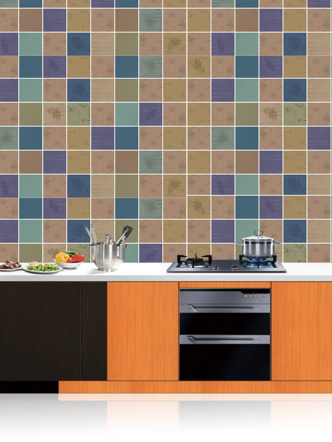 Jaamso Royals Blue & Brown Square Tile Design Oil Proof Rust Proof Kitchen Wallpaper
Jaamso Royals Blue & Brown Square Tile Design Oil Proof Rust Proof Kitchen Wallpaper