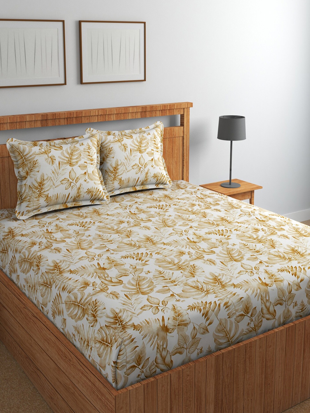 BELVOSTUM Gulmohar White & Yellow Floral Cotton 220 TC Queen Bedsheet with 2 Pillow Covers
BELVOSTUM Gulmohar White & Yellow Floral Cotton 220 TC Queen Bedsheet with 2 Pillow Covers