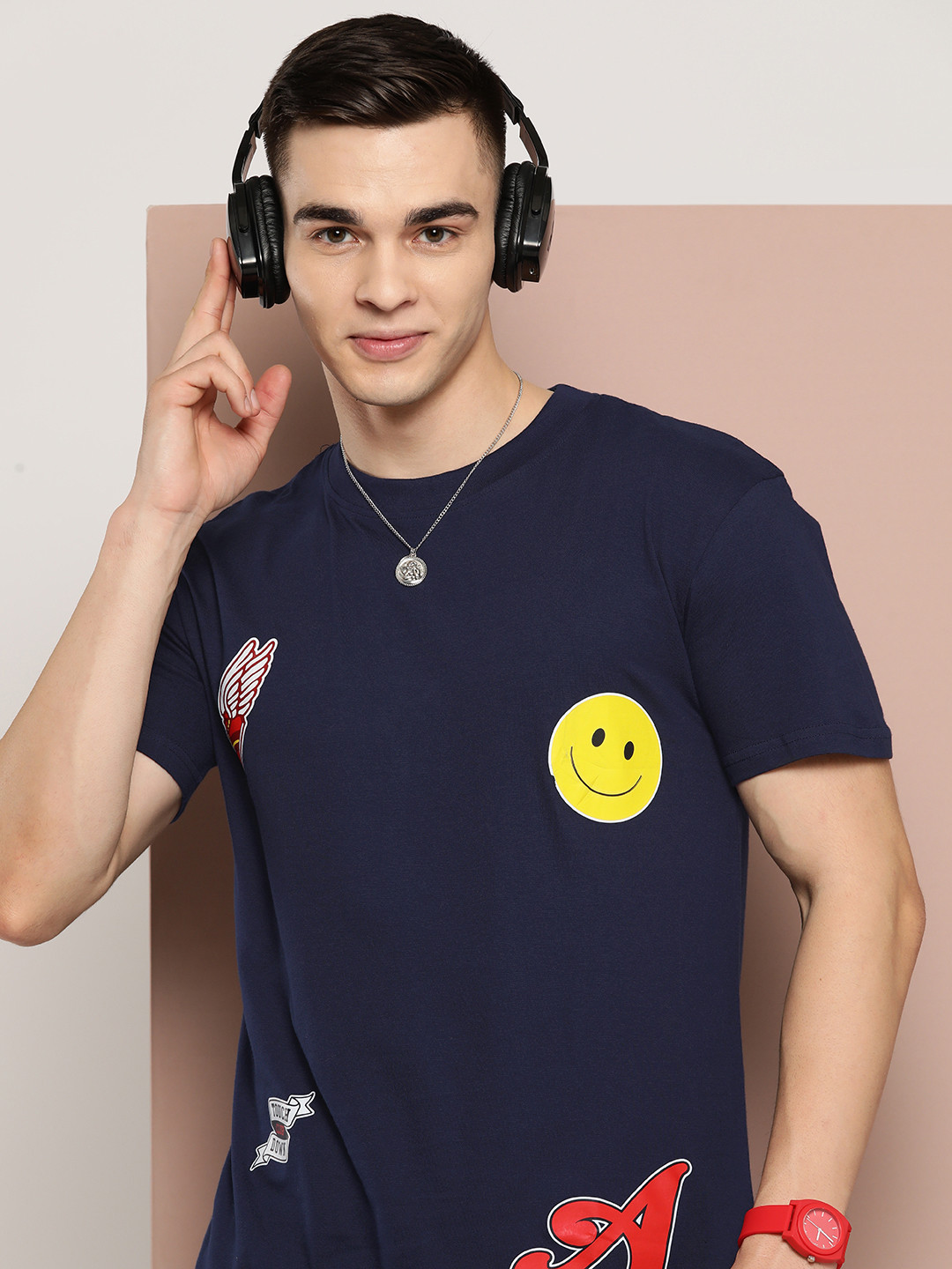 Harvard Printed Pure Cotton T-shirt, Navy blue
Harvard Printed Pure Cotton T-shirt, Navy blue