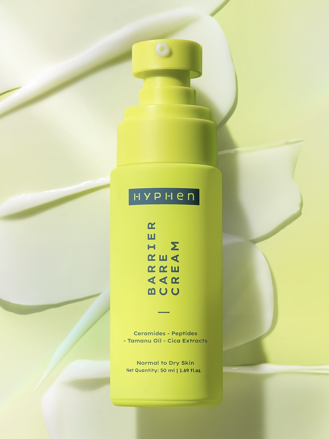 Hyphen Barrier Care Cream with Ceramide & Peptide For Normal to Dry Skin - 50ml, Yellow
Hyphen Barrier Care Cream with Ceramide & Peptide For Normal to Dry Skin - 50ml, Yellow