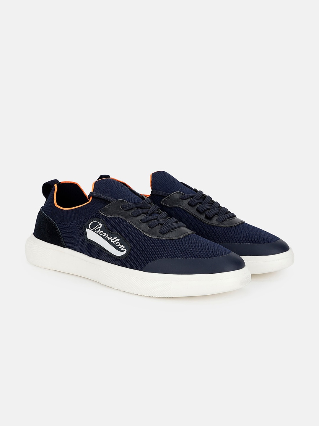United Colors of Benetton Men Printed Comfort Insole Suede Sneakers, Navy blue
United Colors of Benetton Men Printed Comfort Insole Suede Sneakers, Navy blue