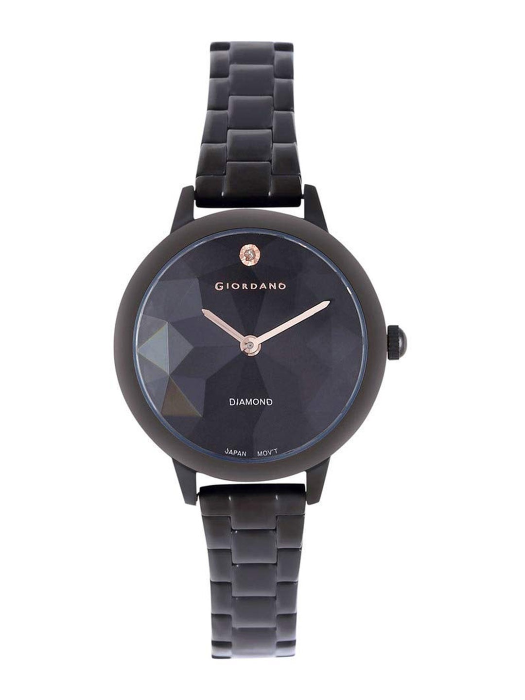 GIORDANO Women Printed Dial & Bracelet Style Straps Analogue Watch GD-2034-11, Black
GIORDANO Women Printed Dial & Bracelet Style Straps Analogue Watch GD-2034-11, Black