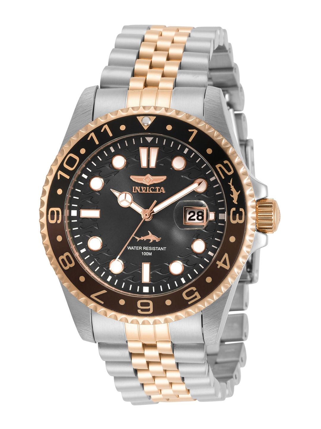 Invicta Men Dial & Stainless Steel Bracelet Style Straps Analogue Watch 30626, Black
Invicta Men Dial & Stainless Steel Bracelet Style Straps Analogue Watch 30626, Black