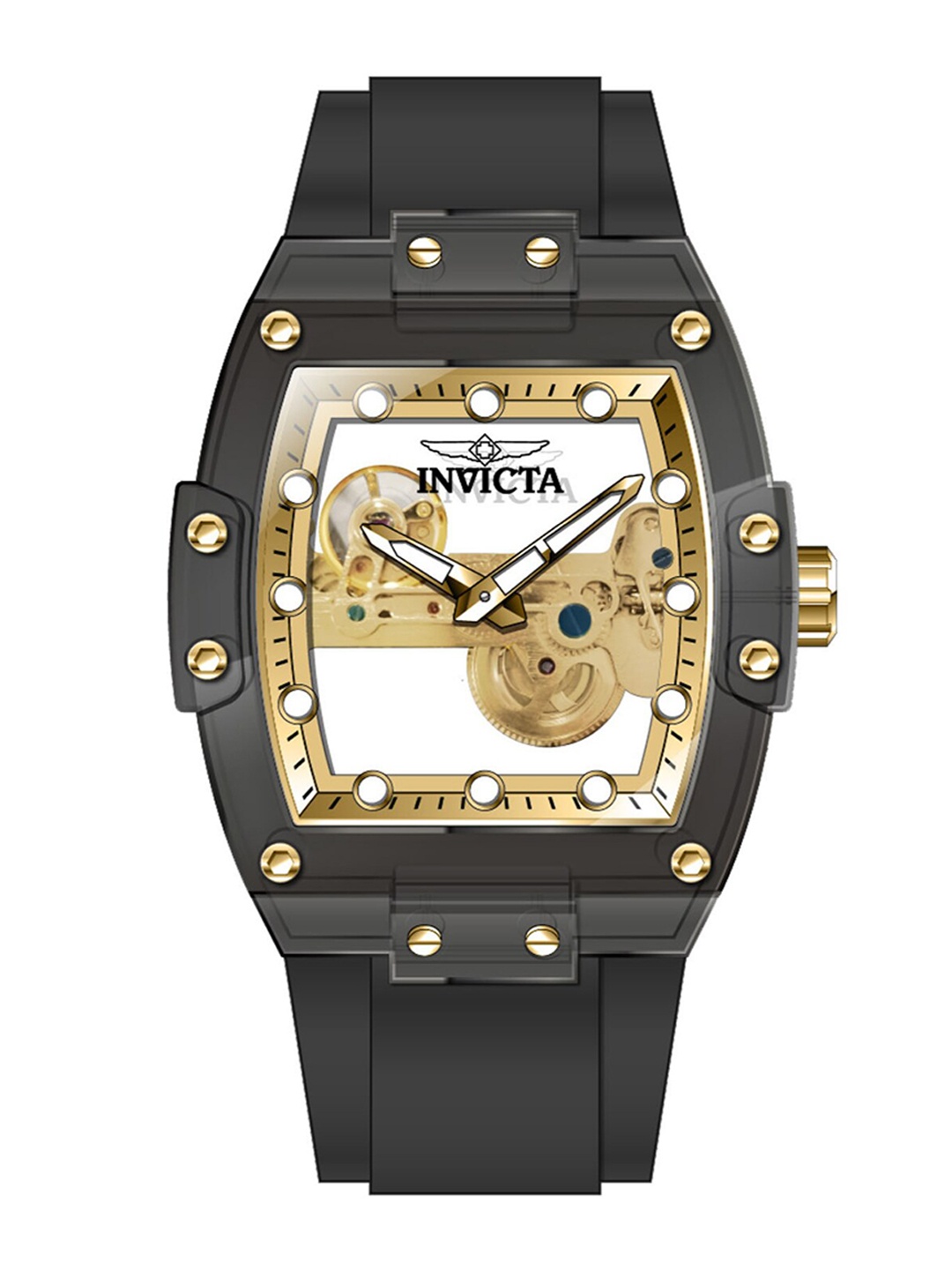 Invicta Men Embellished Dial & Textured Straps Reset Time Analogue Watch 44362, Gold
Invicta Men Embellished Dial & Textured Straps Reset Time Analogue Watch 44362, Gold