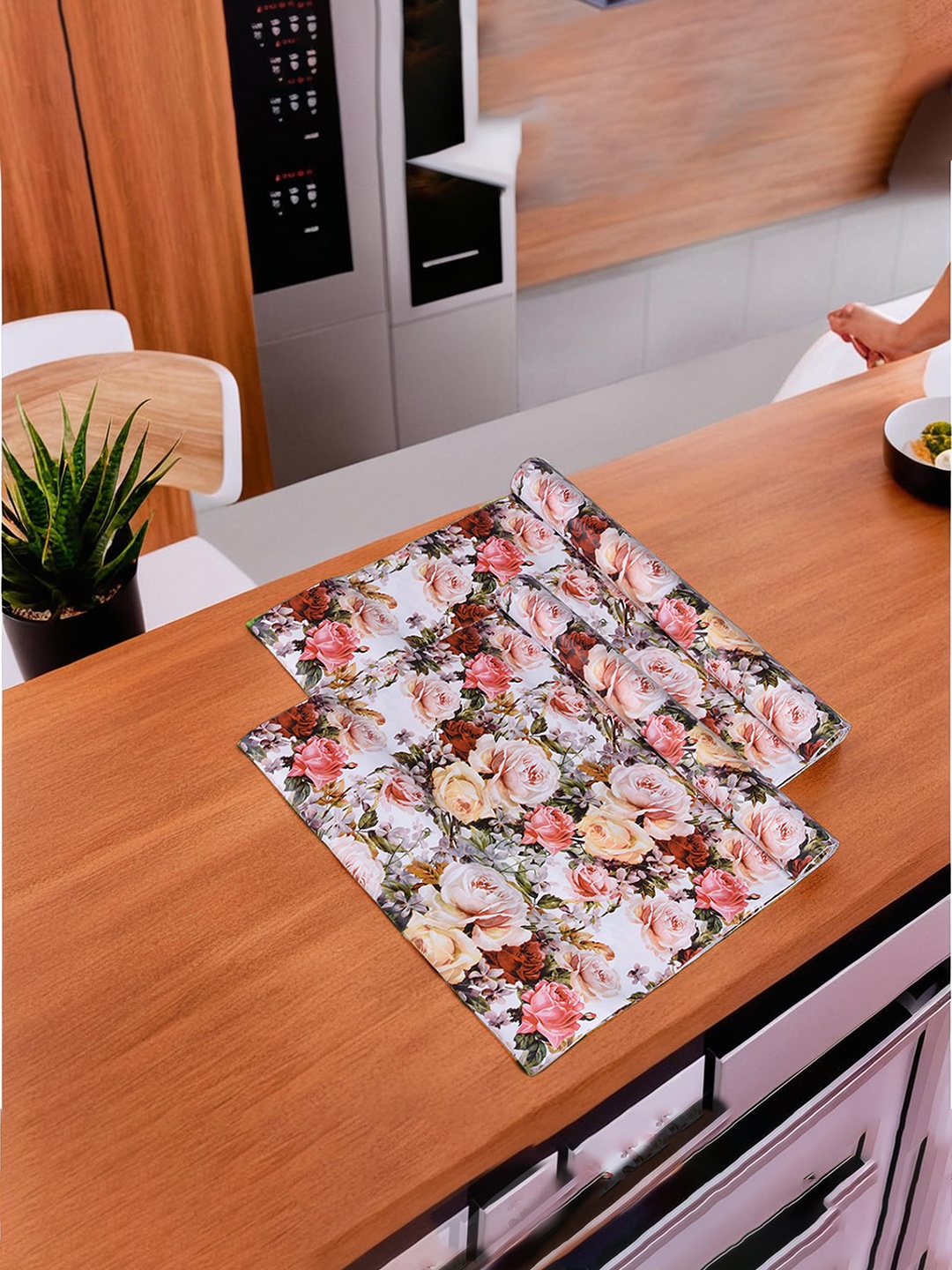Kuber Industries White & Pink 2 Pc Floral Anti-Skid PVC Kitchen Shelf Liner Organiser 3m
Kuber Industries White & Pink 2 Pc Floral Anti-Skid PVC Kitchen Shelf Liner Organiser 3m