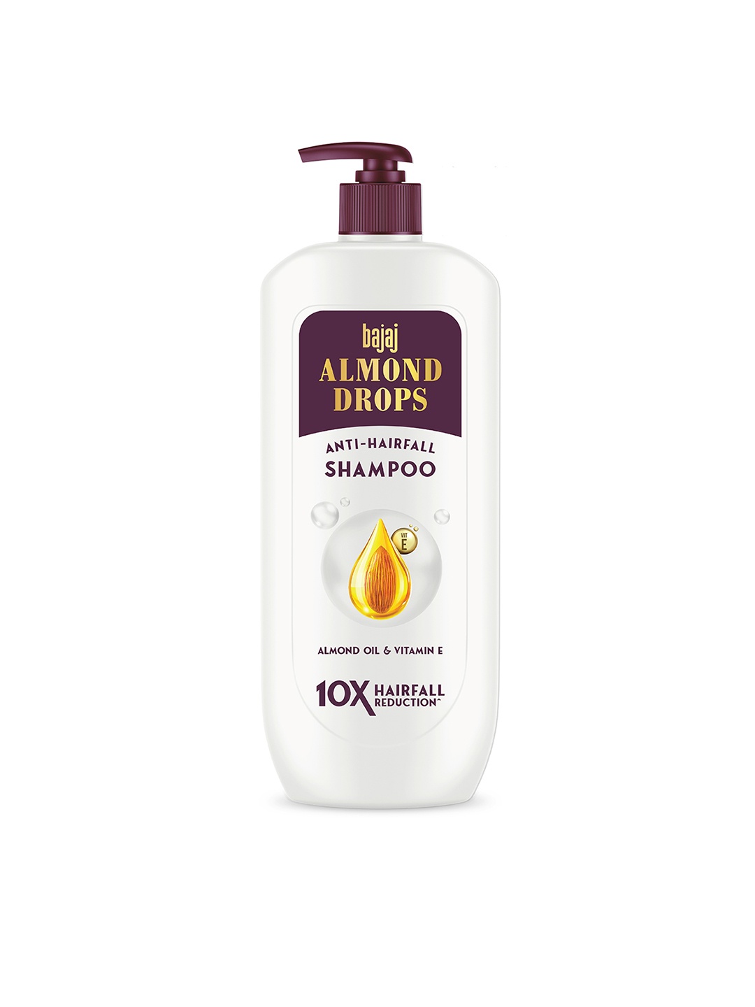 BAJAJ CONSUMER CARE Almond Drops Anti-Hairfall Shampoo with Vitamin E - 340ml, Gold
BAJAJ CONSUMER CARE Almond Drops Anti-Hairfall Shampoo with Vitamin E - 340ml, Gold