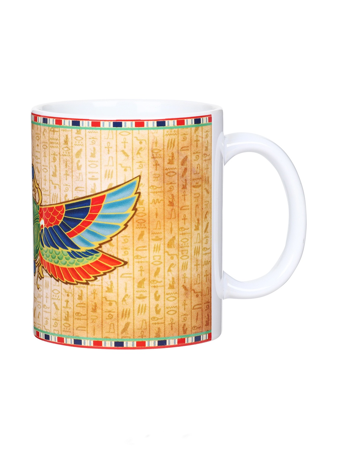 KOLOROBIA Beige & White The Scarab Beetle Egyptian Printed Ceramic Coffee Mug - 325 ML
KOLOROBIA Beige & White The Scarab Beetle Egyptian Printed Ceramic Coffee Mug - 325 ML