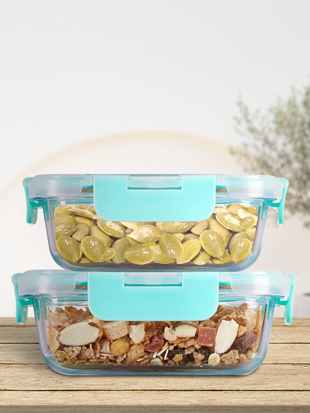 Allo Food Safe Microwave Safe Borosilicate Glass Containers (185ml, 370ml), Sea green
Allo Food Safe Microwave Safe Borosilicate Glass Containers (185ml, 370ml), Sea green