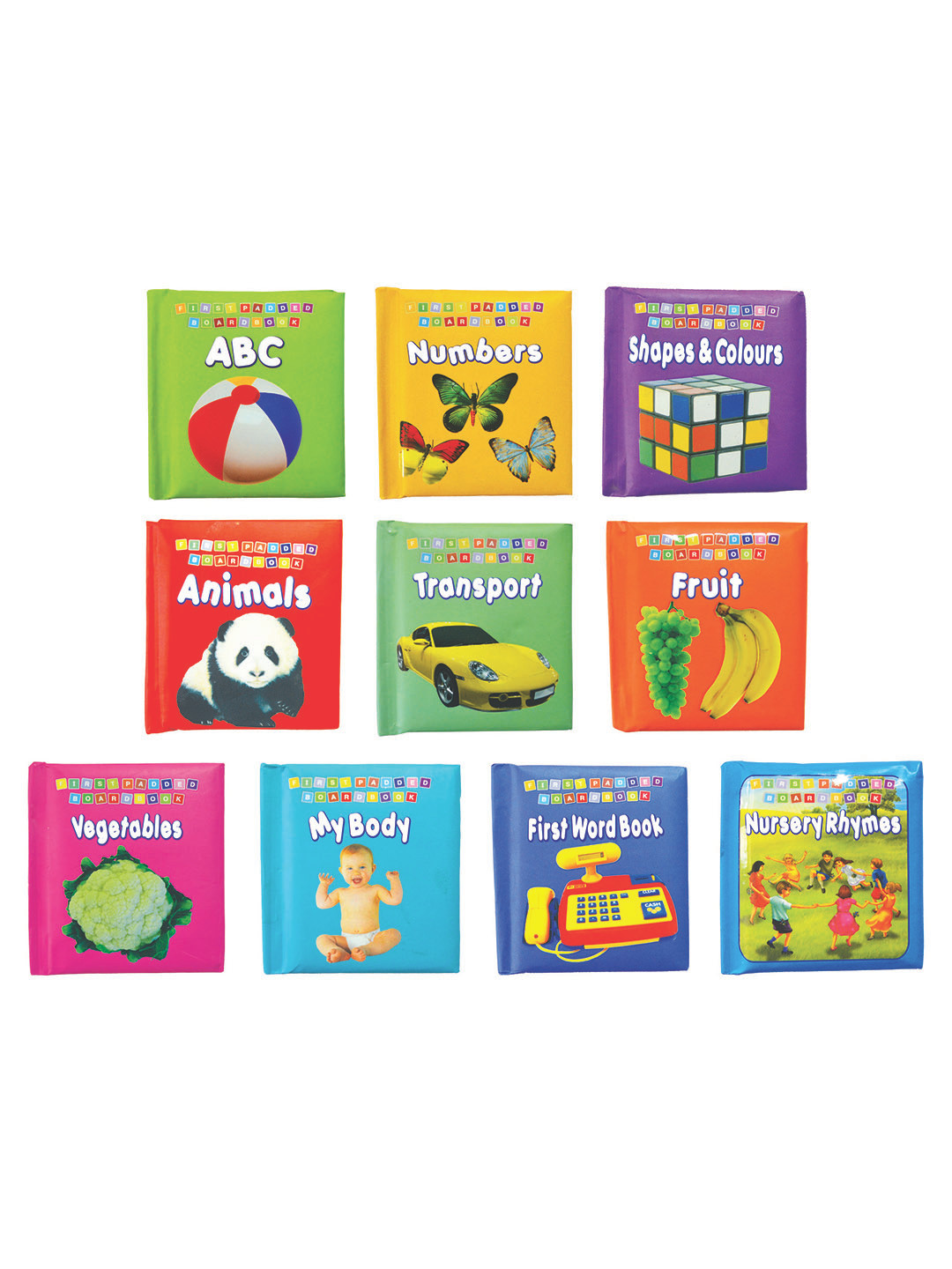 Dreamland Kids 10 Pcs First Padded Board Books, Blue
Dreamland Kids 10 Pcs First Padded Board Books, Blue