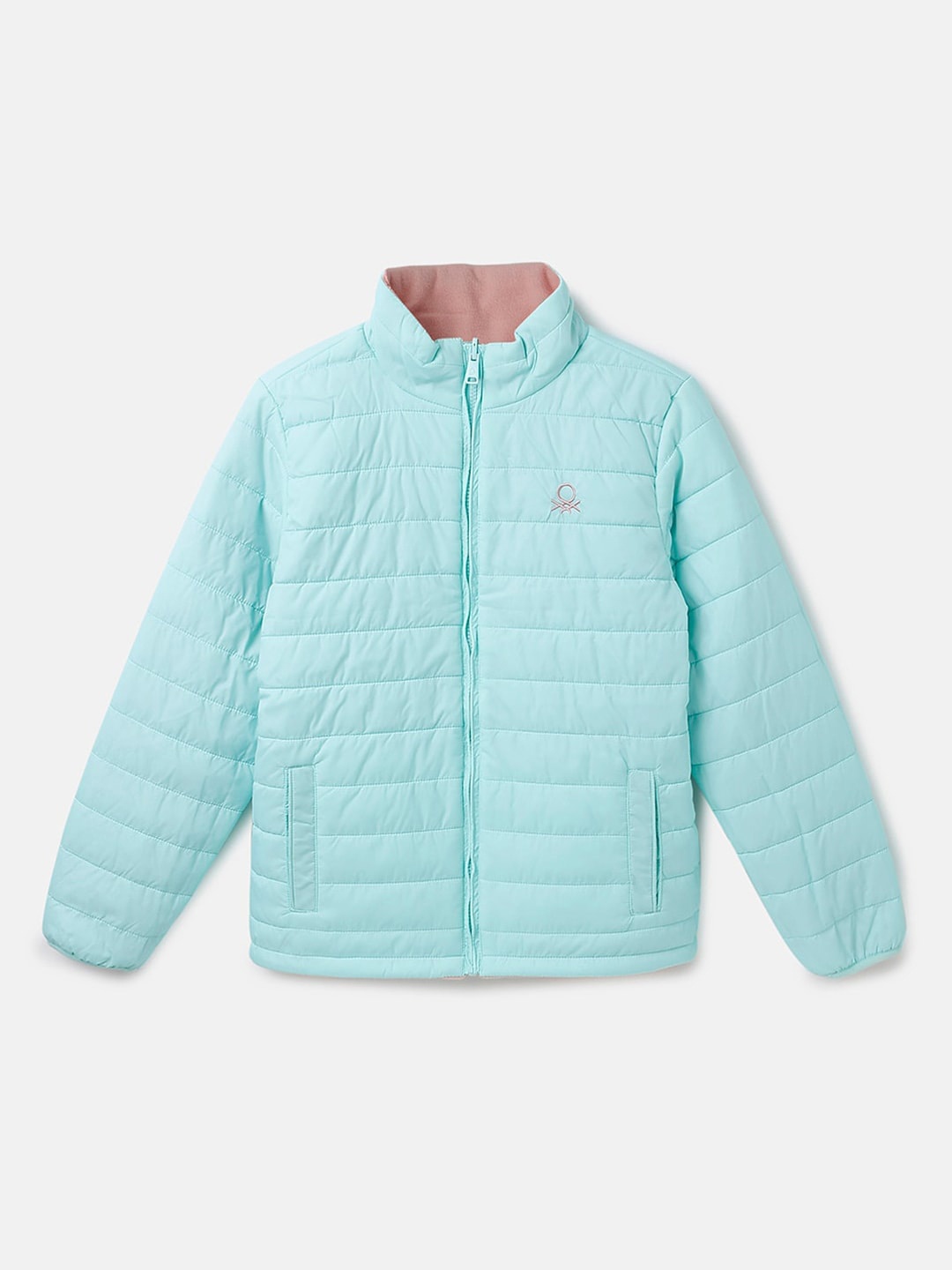 United Colors of Benetton Boys Mock Collar Regular Fit Reversible Padded Jacket, Blue
United Colors of Benetton Boys Mock Collar Regular Fit Reversible Padded Jacket, Blue