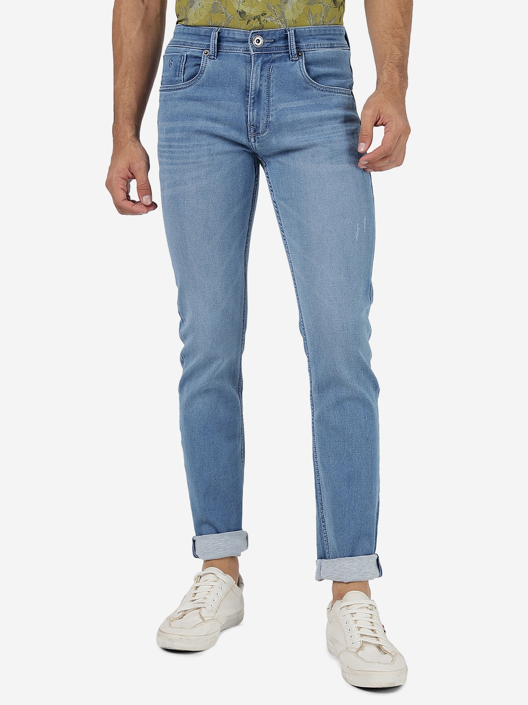 Greenfibre Men Blue Slim Fit Mid-Rise Low Distress Light Fade Stretchable Jeans
Greenfibre Men Blue Slim Fit Mid-Rise Low Distress Light Fade Stretchable Jeans