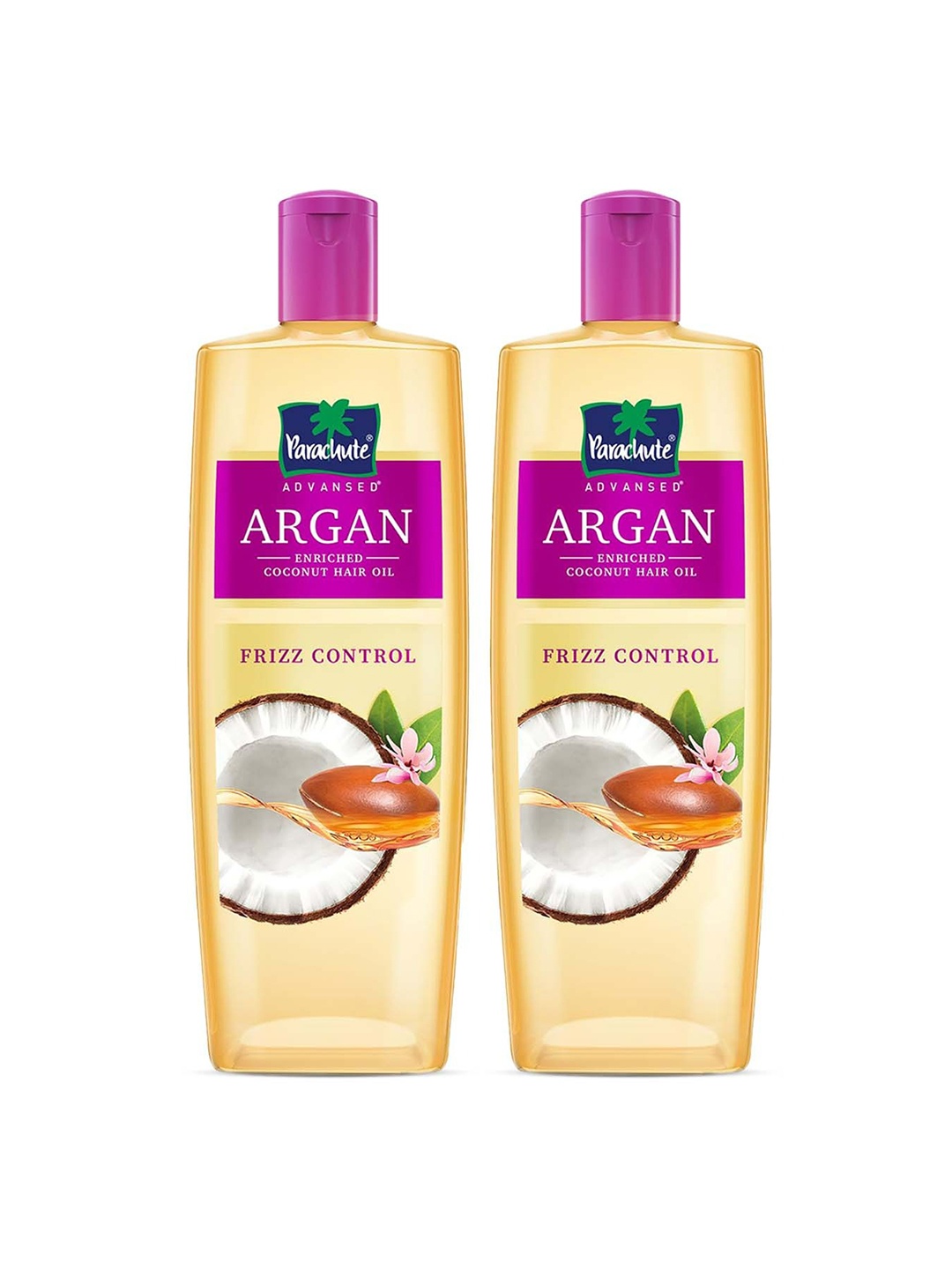 Parachute Advansed Set of 2 Argan-Enriched Coconut Hair Oil for Frizz Control - 300ml each, Purple
Parachute Advansed Set of 2 Argan-Enriched Coconut Hair Oil for Frizz Control - 300ml each, Purple