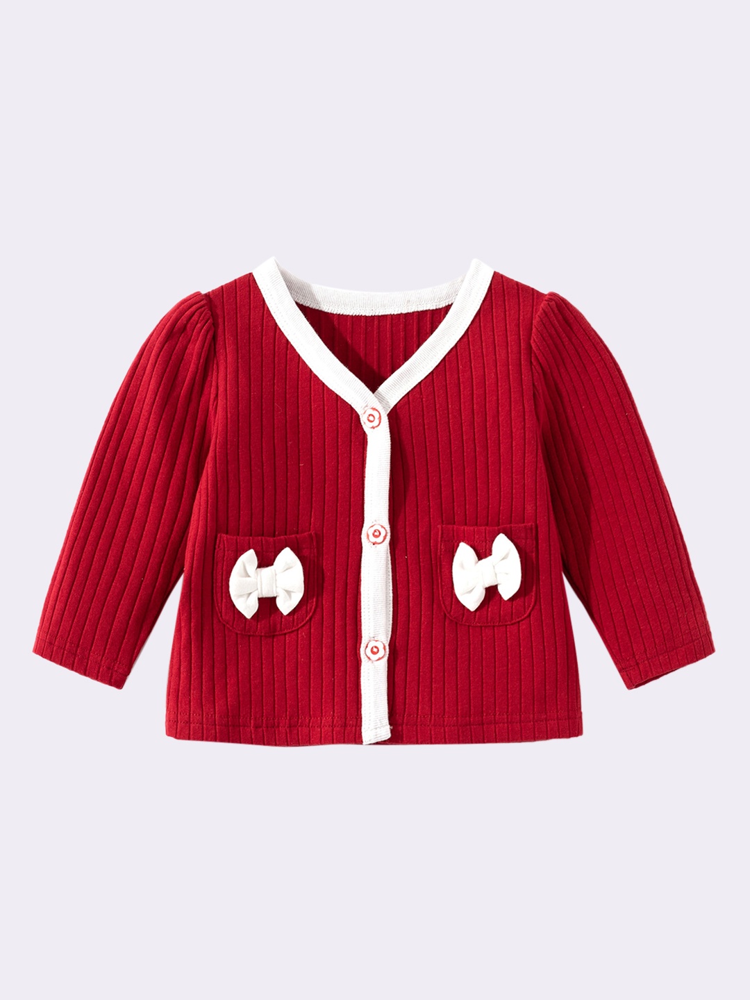 StyleCast Girls Red Striped Shawl Collar Long Sleeves Insulator Cotton Tailored Jacket
StyleCast Girls Red Striped Shawl Collar Long Sleeves Insulator Cotton Tailored Jacket