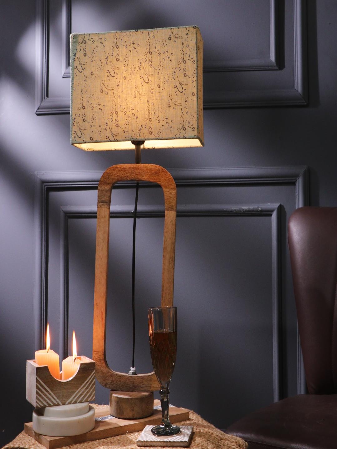 The Decor Mart New table lamp Green & Brown Rectangle Printed Wood Table Lamp & Shade
The Decor Mart New table lamp Green & Brown Rectangle Printed Wood Table Lamp & Shade