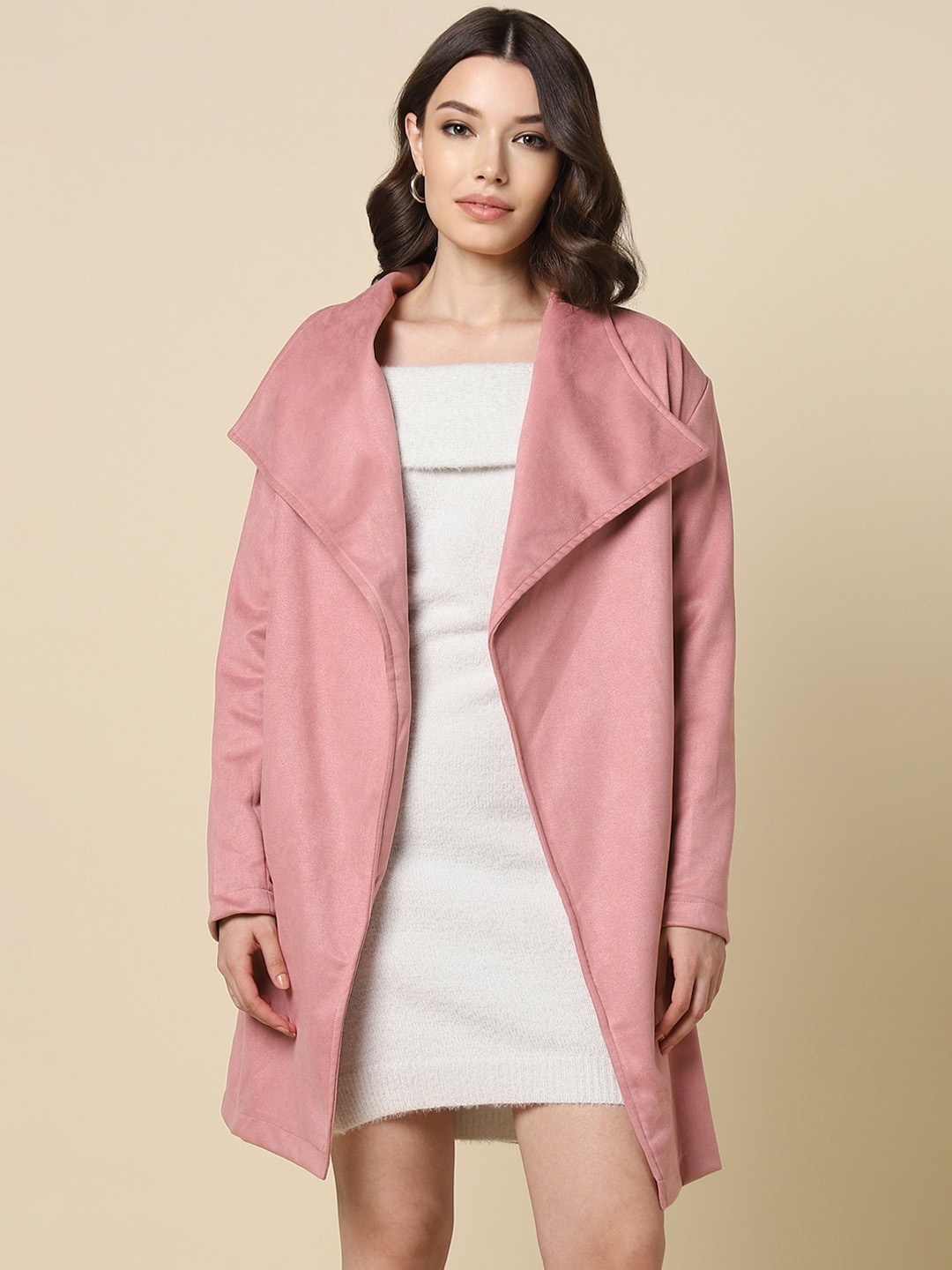 Allen Solly Woman Notched Lapel Collar Long Sleeve Cotton Regular Fit Overcoat, Pink
Allen Solly Woman Notched Lapel Collar Long Sleeve Cotton Regular Fit Overcoat, Pink