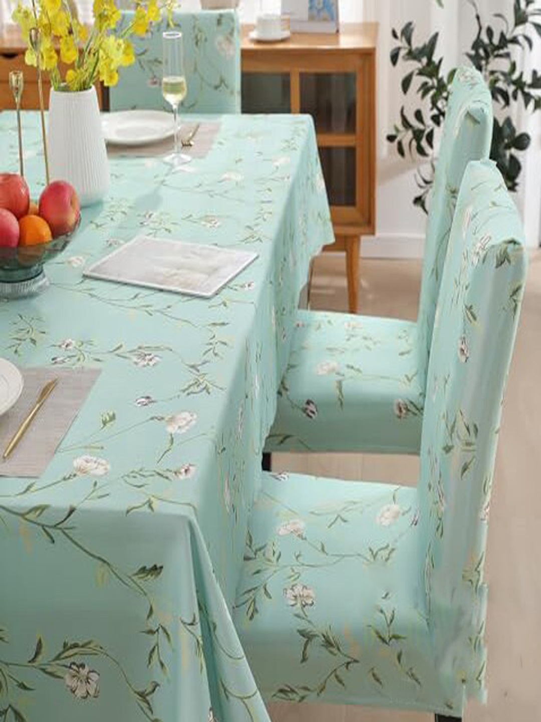 HOUSE OF QUIRK 5 Pcs Green Floral Printed (70'' x55") Waterproof Chair & Table Covers
HOUSE OF QUIRK 5 Pcs Green Floral Printed (70'' x55") Waterproof Chair & Table Covers