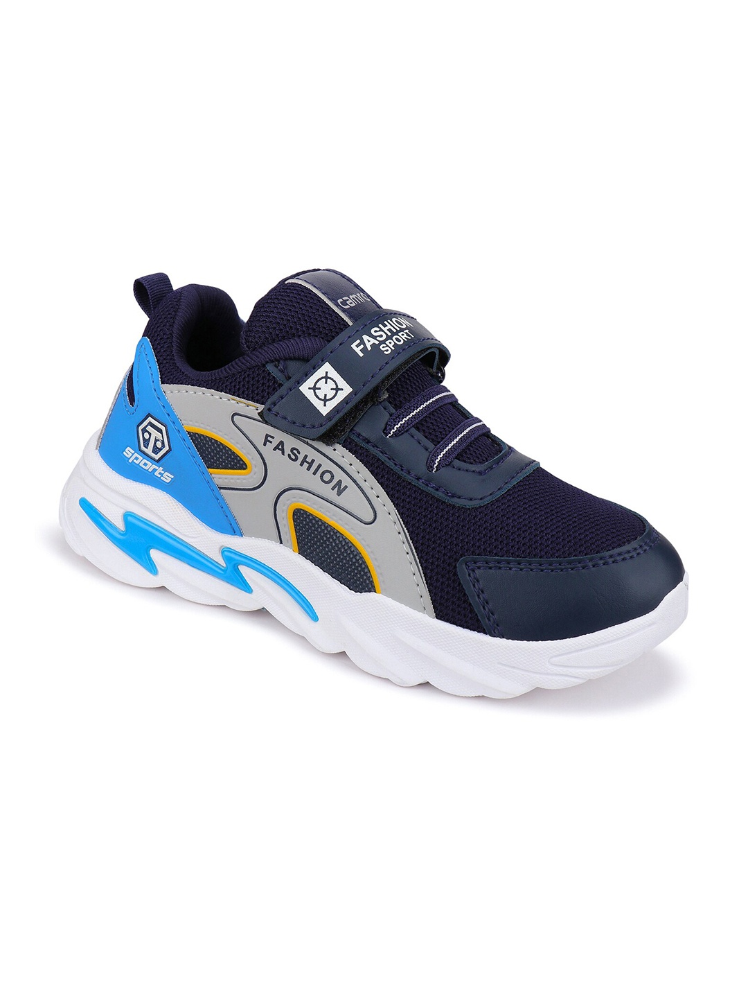 CAMRO Boys Mesh Running Sports Shoes, Navy blue