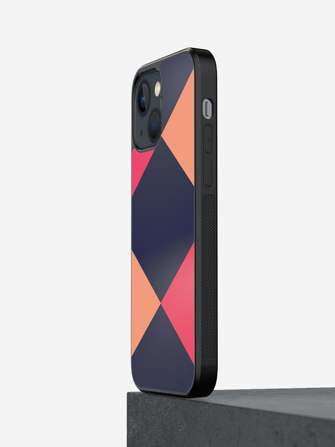 macmerise Criss Cross Geometric Printed iPhone 13 Mini Phone Bumper Case Cover, Navy blue
macmerise Criss Cross Geometric Printed iPhone 13 Mini Phone Bumper Case Cover, Navy blue