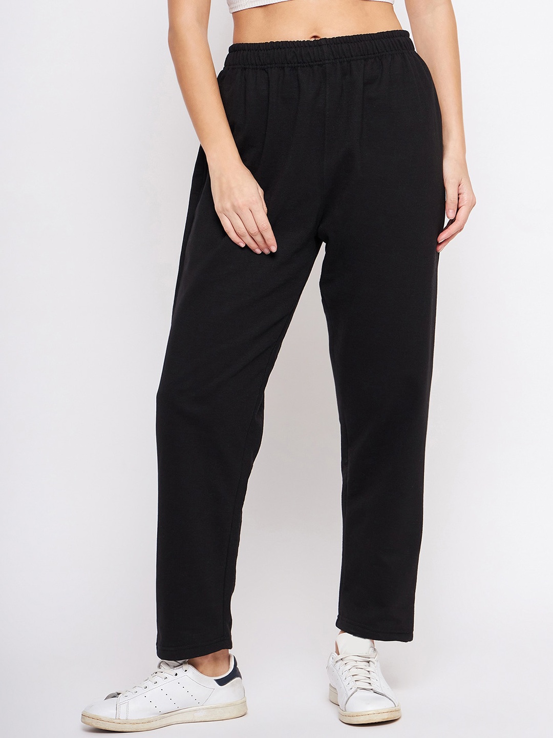 TULIP 21 Women Relaxed Straight Leg Loose Fit High-Rise Easy Wash Trousers, Black
TULIP 21 Women Relaxed Straight Leg Loose Fit High-Rise Easy Wash Trousers, Black