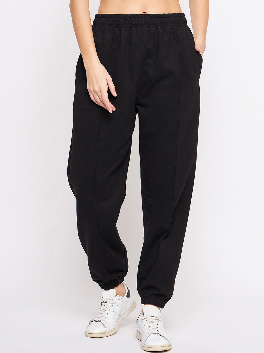 TULIP 21 Women Relaxed Straight Leg Loose Fit High-Rise Easy Wash Joggers, Black
TULIP 21 Women Relaxed Straight Leg Loose Fit High-Rise Easy Wash Joggers, Black