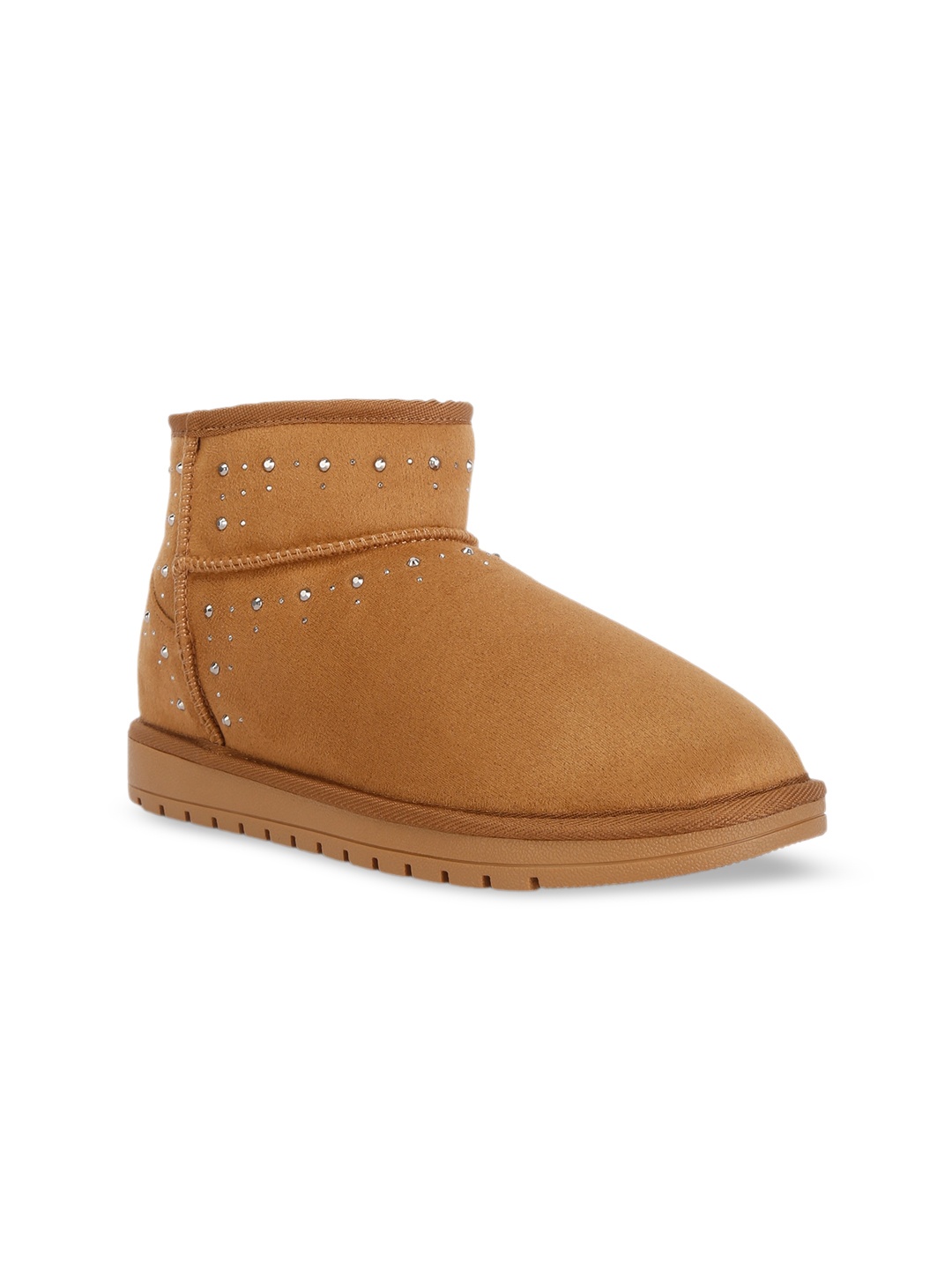 London Rag Women Winifred Rhinestone Embellished Fur Lined Mid-Top Winter Boots, Tan
London Rag Women Winifred Rhinestone Embellished Fur Lined Mid-Top Winter Boots, Tan
