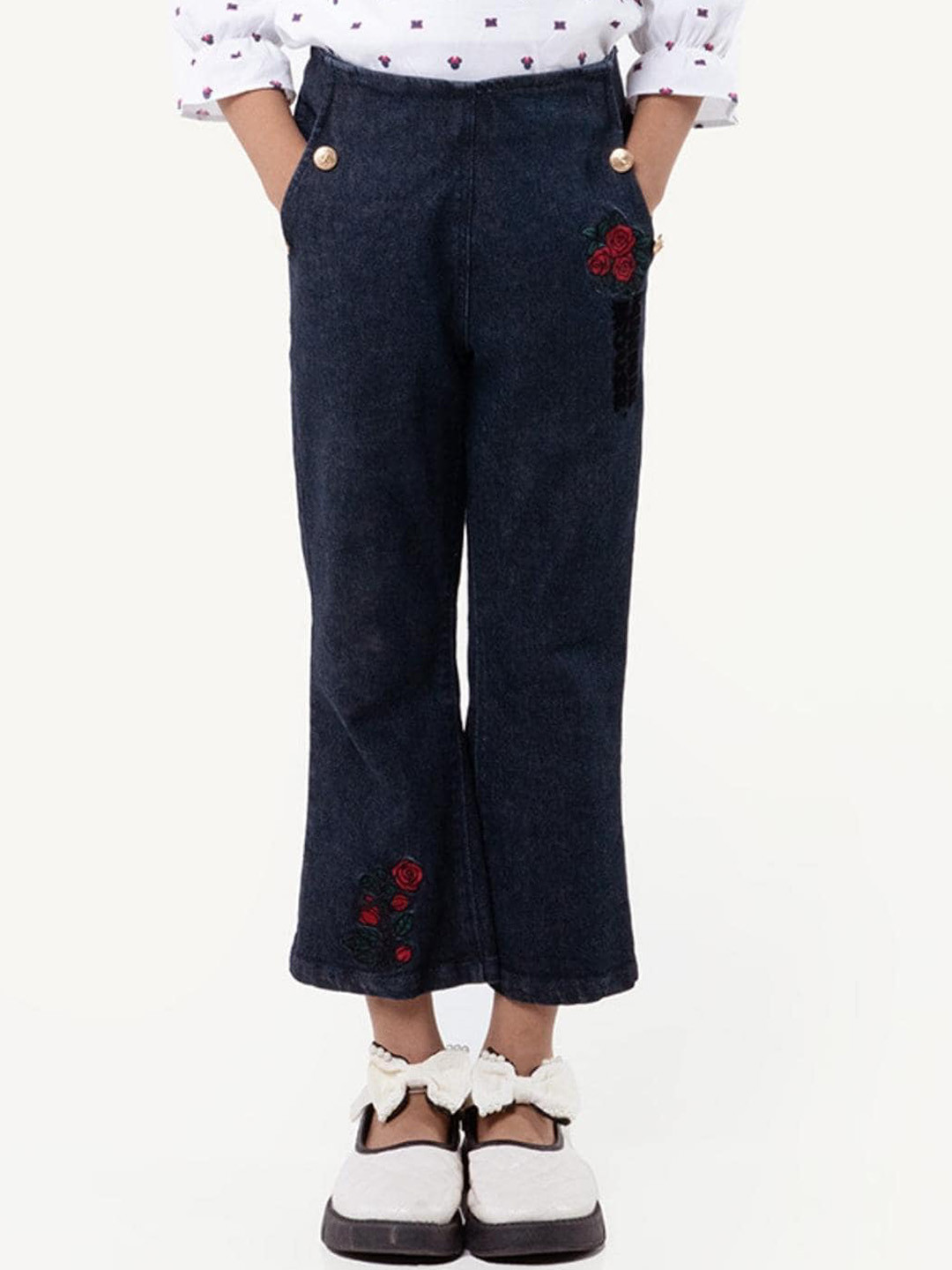 One Friday Girls Smart Mid-Rise Trousers, Blue
One Friday Girls Smart Mid-Rise Trousers, Blue