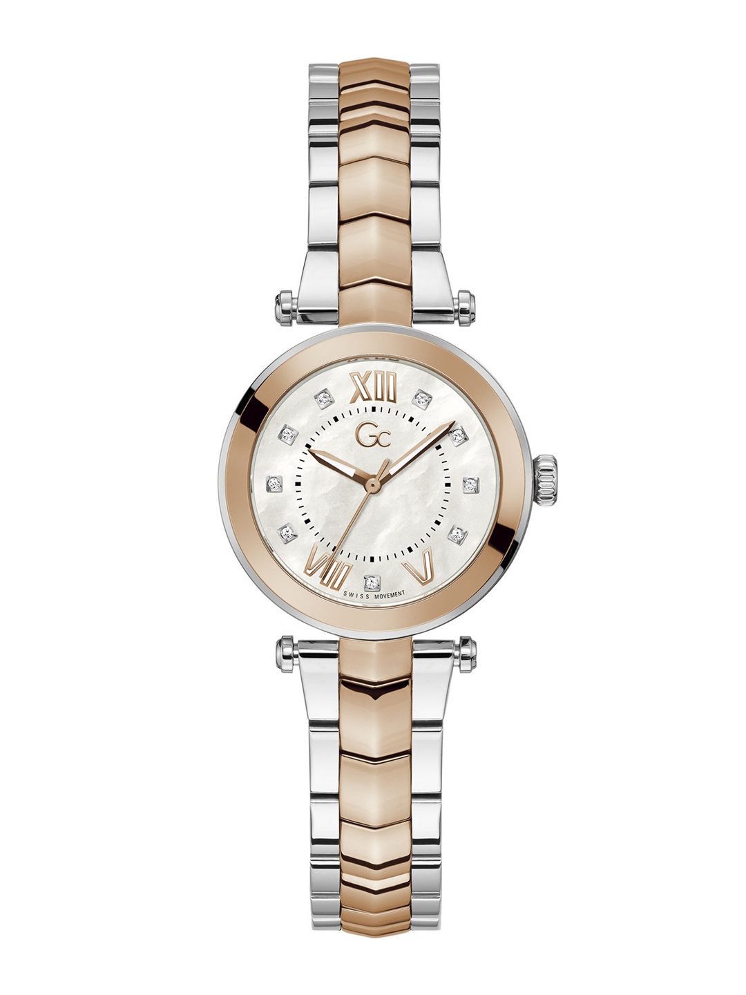 GC Women Embellished Dial & Stainless Steel Style Straps Analogue Watch Y93004L1MF, White
GC Women Embellished Dial & Stainless Steel Style Straps Analogue Watch Y93004L1MF, White