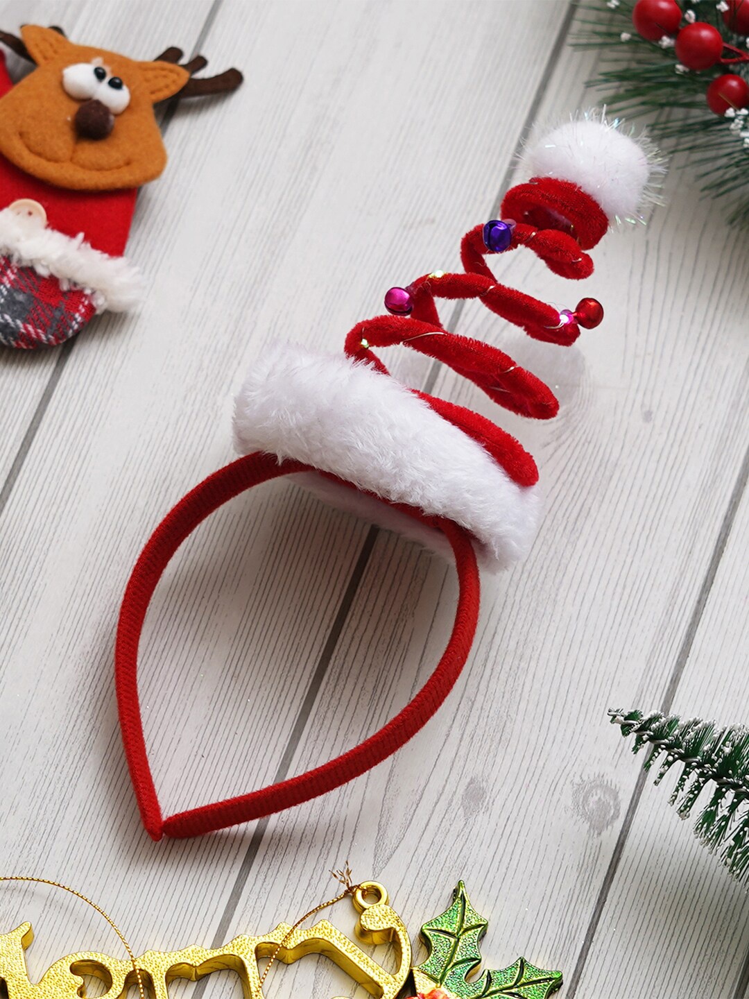 eCraftIndia Christmas Themed Bow Headband - Christmas Tree Design Hair Accessories, Red
eCraftIndia Christmas Themed Bow Headband - Christmas Tree Design Hair Accessories, Red