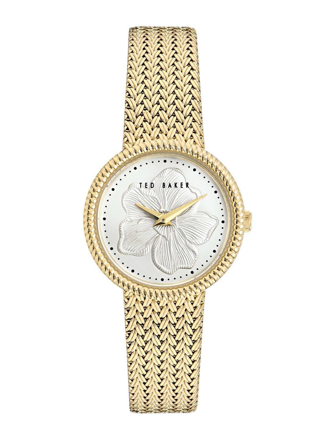 Ted Baker Women Patterned Dial Bracelet Style Straps Reset Time Analogue Watch BKPEMF3029I, Silver
Ted Baker Women Patterned Dial Bracelet Style Straps Reset Time Analogue Watch BKPEMF3029I, Silver
