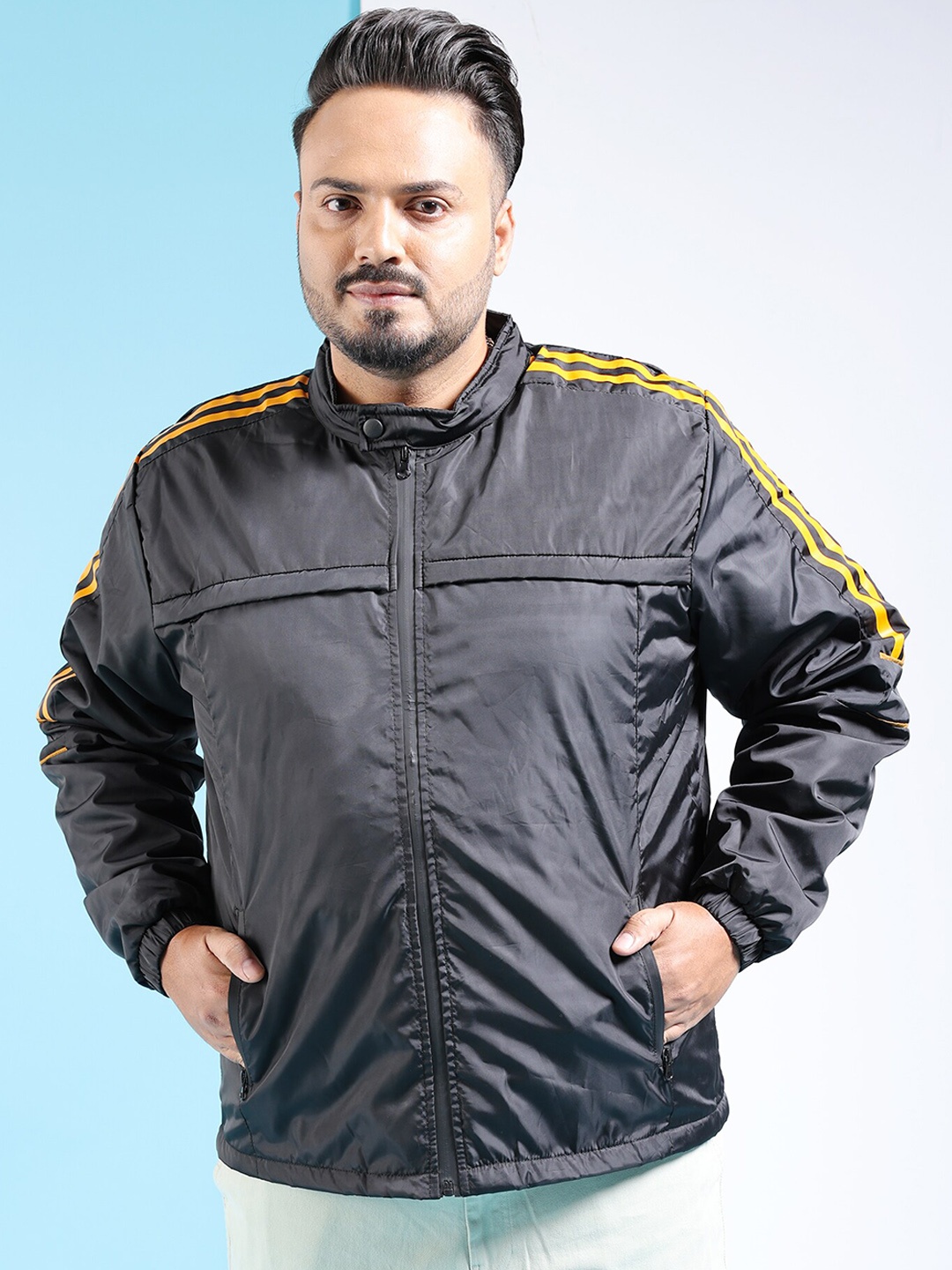 Hardsoda by The Indian Garage Co Plus Size Mock Collar Lightweight Padded Jacket, Black
Hardsoda by The Indian Garage Co Plus Size Mock Collar Lightweight Padded Jacket, Black