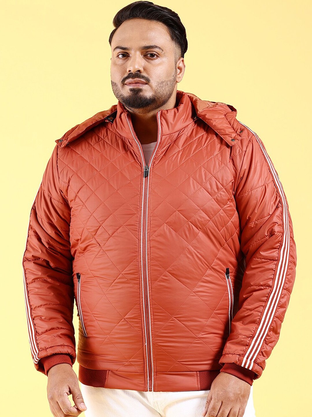Hardsoda by The Indian Garage Co Plus Size Hooded Lightweight Quilted Jacket, Orange
Hardsoda by The Indian Garage Co Plus Size Hooded Lightweight Quilted Jacket, Orange