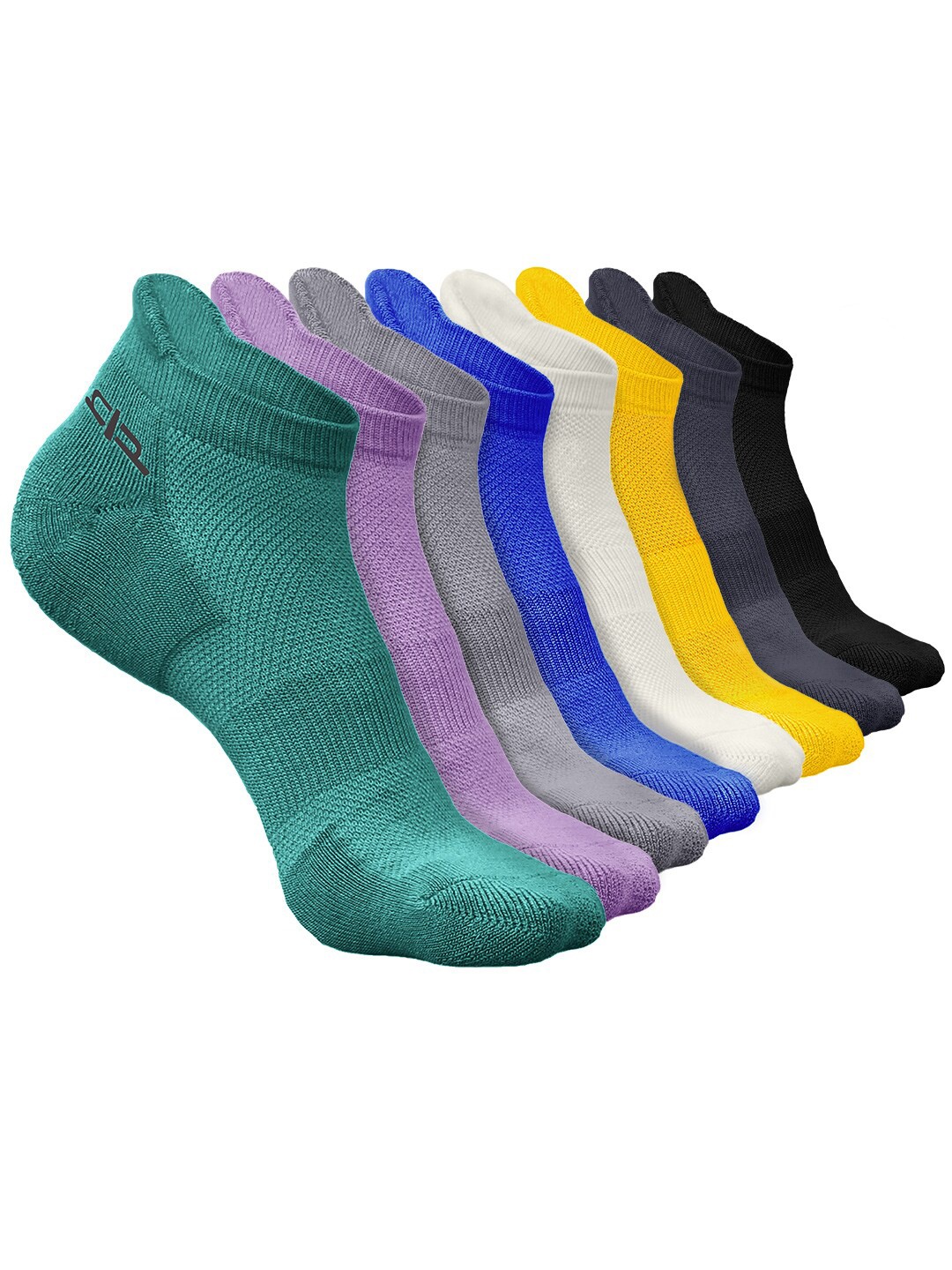 Heelium Men Pack of 8 Bamboo Super Soft & Odour-Free Breathable Ankle-Length Socks, Blue
Heelium Men Pack of 8 Bamboo Super Soft & Odour-Free Breathable Ankle-Length Socks, Blue