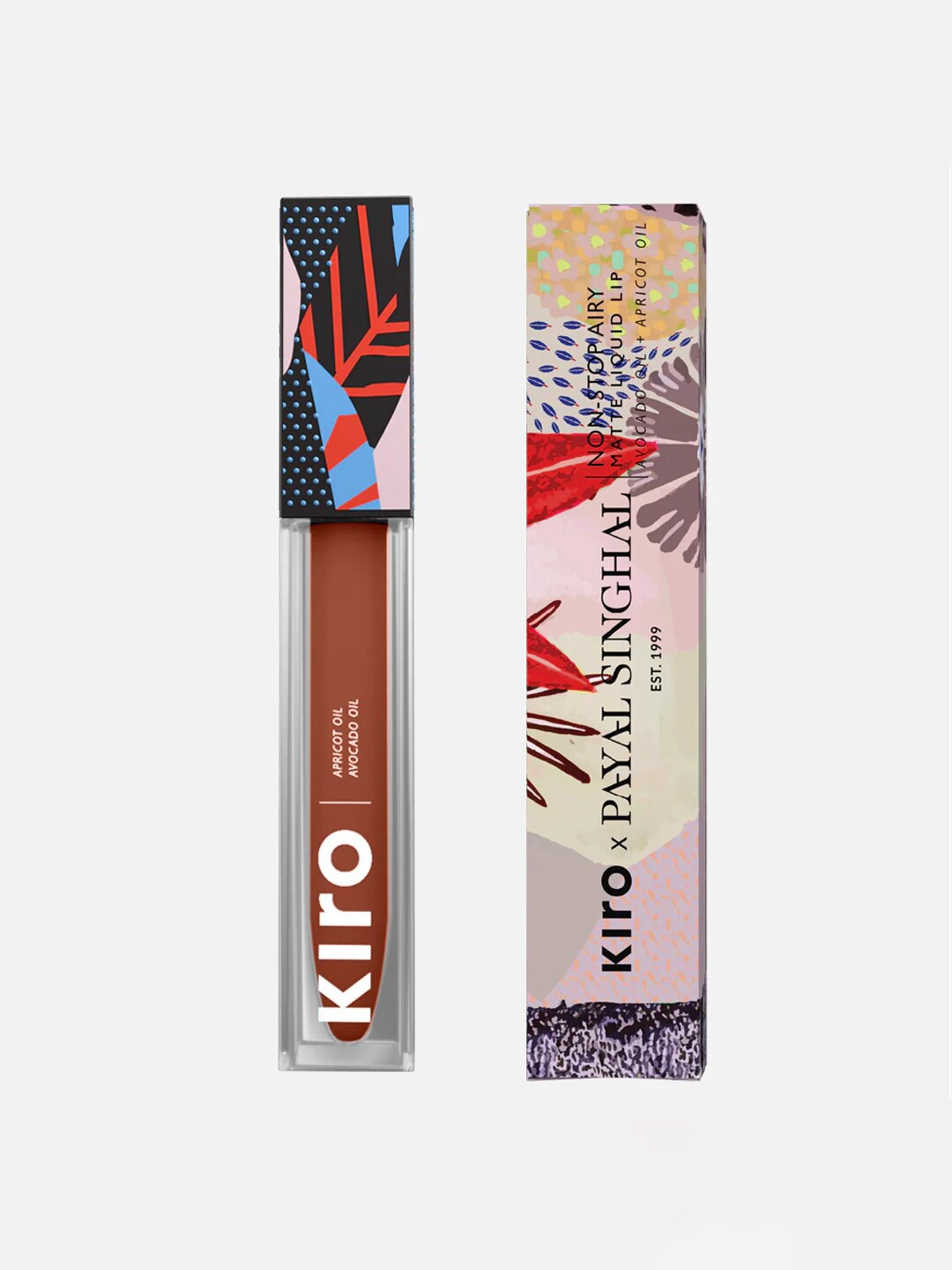 KIRO X Payal Singhal Non Stop Airy Matte Liquid Lipstick - 5ml - Nude Espresso, Brown
KIRO X Payal Singhal Non Stop Airy Matte Liquid Lipstick - 5ml - Nude Espresso, Brown